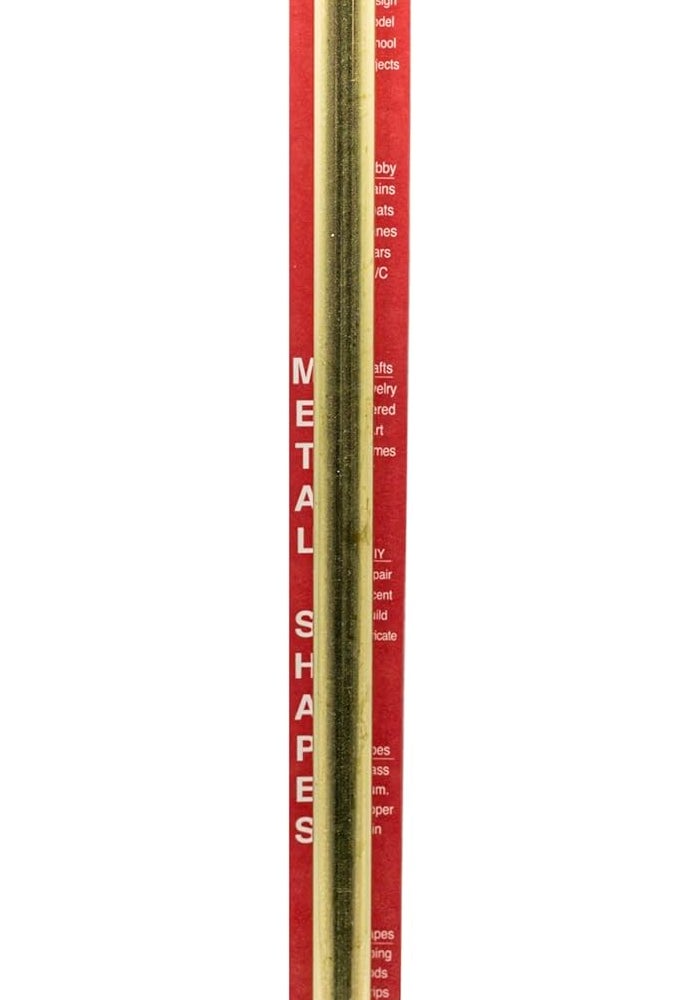 K & S Precision Metals Round Brass Tube Stock 9/16" OD x 12" Length - Image 1